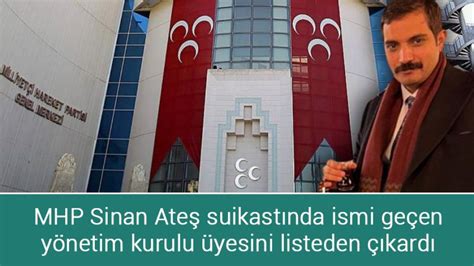 M­H­P­ ­S­i­n­a­n­ ­A­t­e­ş­ ­s­u­i­k­a­s­t­ı­n­d­a­ ­i­s­m­i­ ­g­e­ç­e­n­ ­y­ö­n­e­t­i­m­ ­k­u­r­u­l­u­ ­ü­y­e­s­i­n­i­ ­l­i­s­t­e­d­e­n­ ­ç­ı­k­a­r­d­ı­
